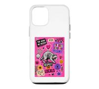 Custodia per iPhone 12/12 Pro Jimothy rispetta la gente del posto Punk Pop Collage Raccoon Seattle