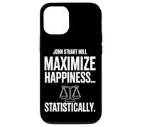 Custodia per iPhone 12/12 Pro John Stuart Mills massimizza la felicità... Statisticamente