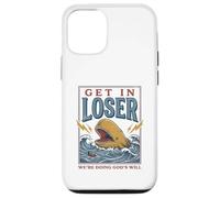 Custodia per iPhone 12/12 Pro Jonah and the Whale Funny Christian Bible Story God