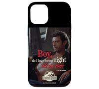 Custodia per iPhone 12/12 Pro Jurassic Park Dr. Ian Malcolm Right All The Time
