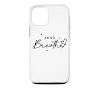 Custodia per iPhone 12/12 Pro Just Breathe Mindfulness Yoga sollievo dall'ansia