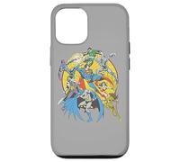 Custodia per iPhone 12/12 Pro Justice League Spin Circle Fight