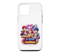 Custodia per iPhone 12/12 Pro K-Pop & Ramen - Divertente carino anime stile food musica