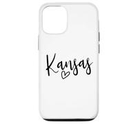 Custodia per iPhone 12/12 Pro Kansas Heart - Maglia da donna Love Kansas