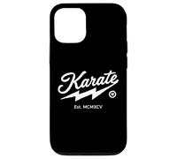 Custodia per iPhone 12/12 Pro Karate Design Retrò 1995 MCMXCV Arti Marziali Vintage
