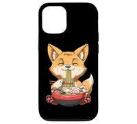 Custodia per iPhone 12/12 Pro Kawaii Neko Otaku Ramen Fox Anime Ramen