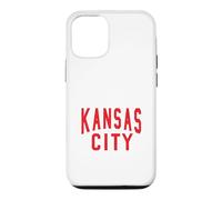 Custodia per iPhone 12/12 Pro Kc Rosso e Nero Kansas City Old School Throwback