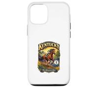 Custodia per iPhone 12/12 Pro Kentucky The Bluegrass State Flag Purosangue Verga d'oro