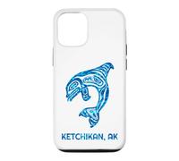 Custodia per iPhone 12/12 Pro Ketchikan Alaska Native American Orca Whale