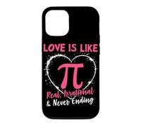 Custodia per iPhone 12/12 Pro L"amore è come Pi Reale Irrazionale & Mai Finire