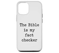 Custodia per iPhone 12/12 Pro La Bibbia è il mio verificatore di fatto cristiano