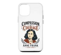Custodia per iPhone 12/12 Pro La compassione è coraggio Anne Frank 1929-1945