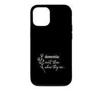 Custodia per iPhone 12/12 Pro La demenza li incontra dove sono supporto per fiori viola