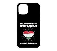 Custodia per iPhone 12/12 Pro La mia ragazza è ungherese Niente mi spaventa - Ungheria Cuore