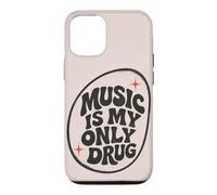 Custodia per iPhone 12/12 Pro La musica è la mia unica droga retrò tipografia amante della musica