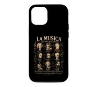 Custodia per iPhone 12/12 Pro LA MUSICA È LA VOCE DELL'ANIMA Dei Grandi Maestri Classici