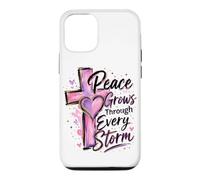 Custodia per iPhone 12/12 Pro La Pace Cresce Attraverso Ogni Tempesta - Arte Spirituale