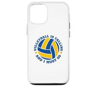 Custodia per iPhone 12/12 Pro La pallavolo sta chiamando e devo andare divertente giocatore sportivo