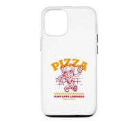 Custodia per iPhone 12/12 Pro La pizza è il mio linguaggio d"amore (Dichiarazione di cibo divertent