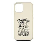 Custodia per iPhone 12/12 Pro La tecnologia mi fa dire cattive parole divertenti umorismo tecnico