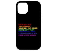 Custodia per iPhone 12/12 Pro LA TERRA NON È PIATTA STAND UP FOR SCIENCE REAL Earth Day Meme