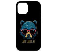 Custodia per iPhone 12/12 Pro Lake Tahoe California Bear indossa occhiali da sole design