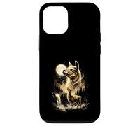 Custodia per iPhone 12/12 Pro Lama Ululando Alla Luna Meme