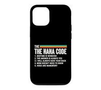 Custodia per iPhone 12/12 Pro Le regole divertenti del codice Nana per nipoti e Nana Love
