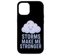 Custodia per iPhone 12/12 Pro Le tempeste mi rendono più forte
