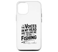 Custodia per iPhone 12/12 Pro Le voci nella mia testa mi dicono di andare a pescare