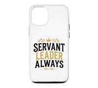 Custodia per iPhone 12/12 Pro Leadership Motivational Simple Quote Servant Leader Always