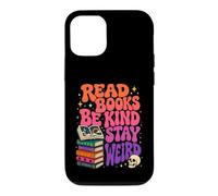 Custodia per iPhone 12/12 Pro Leggi libri Sii gentile Rimani strano Divertente Strano Amante dei libri