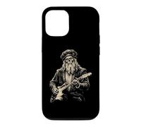 Custodia per iPhone 12/12 Pro Leonardo da Vinci Zombie Suonare la Chitarra Rinascimento Italiano