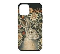 Custodia per iPhone 12/12 Pro Lepre vittoriana William Morris Floral Art