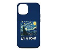 Custodia per iPhone 12/12 Pro Let It Gogh Swirling Sky Night Art Amante Divertente gioco di parole Tee 1