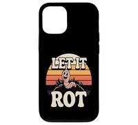 Custodia per iPhone 12/12 Pro Let It Rot Divertente Compostaggio Worm Gardening