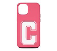 Custodia per iPhone 12/12 Pro Lettera C Big Bold Capital Varsity Alphabet Monogram