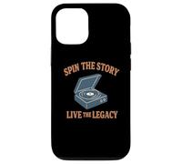 Custodia per iPhone 12/12 Pro Lettore discografico in vinile Spin the Story Live Legacy