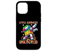 Custodia per iPhone 12/12 Pro Level Kindness Unlocked Master Builder Gamer Boys Teacher
