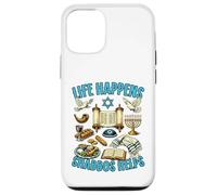Custodia per iPhone 12/12 Pro Life Happens Shabbos aiuta gli ebrei divertenti
