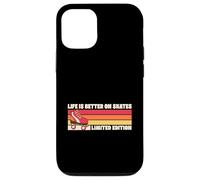 Custodia per iPhone 12/12 Pro Life is Better On Skates - Rullo retrò in edizione limitata
