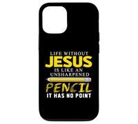 Custodia per iPhone 12/12 Pro Life Without Jesus Funny Christian Religious Faith