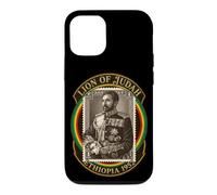 Custodia per iPhone 12/12 Pro Lion of Juda Young Emperor Haile Selassie Ethiopian Rasta