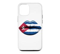 Custodia per iPhone 12/12 Pro Lips Costa Rica Flag Costa Rican Roots