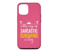 Custodia per iPhone 12/12 Pro Little Ray of Sarcastic Sunshine Hello Summer Vibes Beach