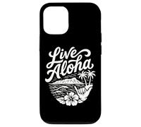 Custodia per iPhone 12/12 Pro Live Aloha Shaka Surf Wave Ibisco Hawaii DiamondHead Art