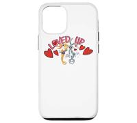 Custodia per iPhone 12/12 Pro Looney Tunes Bugs and Lola Loved Up Valentine's Day