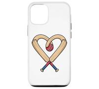 Custodia per iPhone 12/12 Pro Love Cricket Heart Bats And Ball Lovers