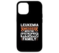 Custodia per iPhone 12/12 Pro Lukemia Messed With Wrong Family Blood Cancer Awareness
