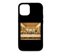 Custodia per iPhone 12/12 Pro L'ultima cena per gatti, Funny Cats, Cat Lovers, Cat Art Classic